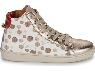 Bisgaard Παιδικά Sneakers Μποτάκια Χρυσά Μπεζ 31819-225-1353