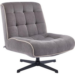 Fylliana Πολυθρόνα Περιστρεφόμενη Καφέ FL820 380-126-040