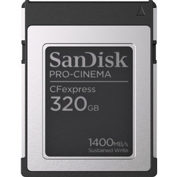 Sandisk Pro Cinema CFexpress Type B 320GB 1700MB/s