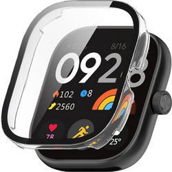 Sonique Πλαστική Θήκη Tempered Glass για Xiaomi Redmi Watch 4 48mm Διαφανής