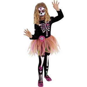 Παιδική Αποκριάτικη Στολή Fancy Bones Skeleton S8536-S
