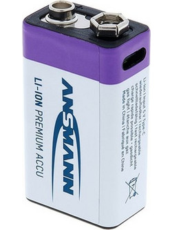 Ansmann Rechargeable USB-C 400mAh 9V 1τμχ