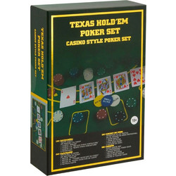 Σετ 200 Μάρκες Poker με 2 Τράπουλες & Τσόχα