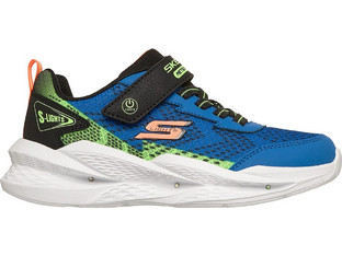 Skechers Παιδικά Sneakers με Φωτάκια Royal Blue Lime 401490L-BLBK