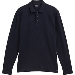Tom Tailor Ανδρική Μπλούζα Polo Μακρυμάνικη Navy Μπλε 1048600-10668