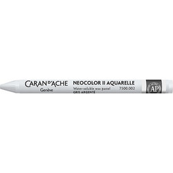 Caran d'Ache Neocolor II Κηρομπογιά Silver Γκρι