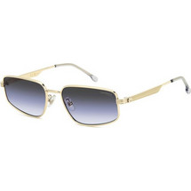 Carrera CA3087/S J5G/GB Γυναικεία Γυαλιά Ηλίου Ορθογώνια Μεταλλικά Χρυσά με Μαύρο Φακό