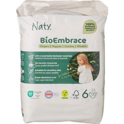 Naty BioEmbrace Πάνες No6 16+kg 17τμχ