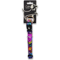 Glee Purple Boom Κολάρο Σκύλου Πολύχρωμο 2x40-55cm