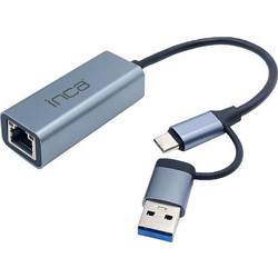 Inca IUTP-01TX Ενσύρματος Ethernet USB-C Αντάπτορας Δικτύου 1Gbps