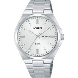 Lorus Sports Ανδρικό Ρολόι με Ασημί Μεταλλικό Μπρασελέ RH399AX9