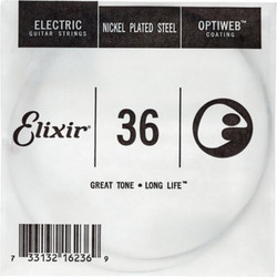 Elixir Strings Optiweb Χορδή Ηλεκτρικής Κιθάρας Nickel Plated Steel 36"
