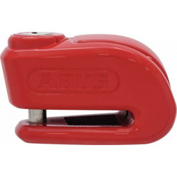 ABUS 370 Trigger 2.0 Κλειδαριά Δισκόφρενου Μηχανής 10mm με Συναγερμό Κόκκινη