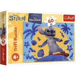 Παιδικό Puzzle Trefl A Day With Stitch 60 Κομμάτια