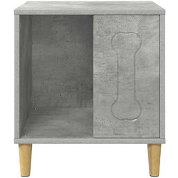 vidaXL Σπιτάκι Σκύλου Ξύλινο Γκρι 44x42x49cm 8000701
