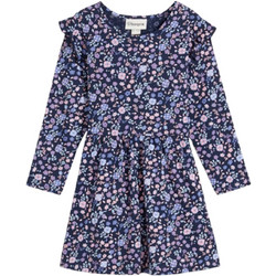 Bonprix Παιδικό Φόρεμα Floral Navy Μπλε Μωβ 90777695
