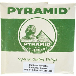 Pyramid 511227 Σετ 6 Χορδές Ακουστικής Κιθάρας Phosphor Bronze 15-80"
