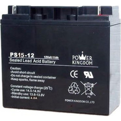Power Kingdom PS15-12 Μπαταρία VRLA 12V 18Ah