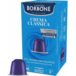 Borbone Κάψουλες Espresso Crema Classica Συμβατές με Μηχανή Nespresso 8τμχ