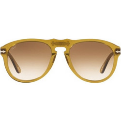 Persol P.C.1117 649A Ανδρικά Γυαλιά Ηλίου Aviator Κοκάλινα Πορτοκαλί με Καφέ Φακό