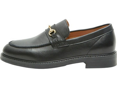 Selected Ανδρικά Μοκασίνια Loafers Δερμάτινα Μαύρα 16091483