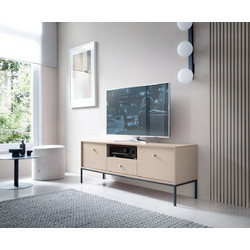 LH-homefurniture Έπιπλο Τηλεόρασης Ξύλινο Μπεζ Μ153xΠ56xΥ39cm 49789