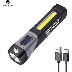 Spywolf TC-292 Επαναφορτιζόμενος Φακός Εργασίας Led 2900lm