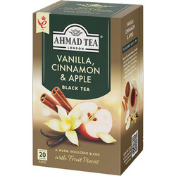 Ahmad Vanilla Cinnamon Apple Black 20 Φακελάκια