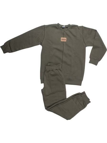 Serafino Παιδικό Σετ Φόρμας Χακί FW25-6318