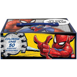 AS Company Spiderman Σετ Ζωγραφικής με Βαλιτσάκι 50τμχ