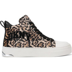 DKNY Γυναικεία Sneakers Μποτάκια Μπεζ K3537063-NAT
