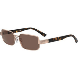 Love Moschino MOL100/S DDB/4S Ανδρικά Γυαλιά Ηλίου Ορθογώνια Κοκάλινα Ταρταρούγα με Καφέ Φακό