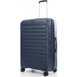 Verage Tenby GM24061W Βαλίτσα Μεγάλη 77x48.5x28.5cm με 4 Ρόδες Navy Μπλε
