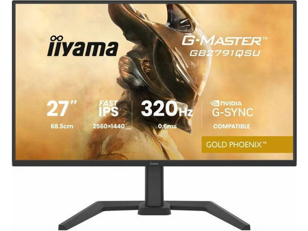iiyama GB2791QSU-B1 IPS HDR Gaming Monitor 27" 2560x1440 QHD 320Hz 0.6ms