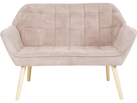 Woodwell Alma Διθέσιος Καναπές Βελούδινος Μπεζ 127x70x82cm Ε7141,23