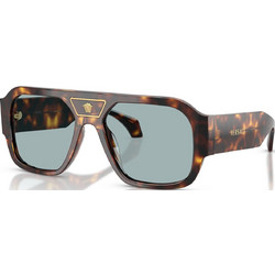 Versace VE4508U 553780 Ανδρικά Γυαλιά Ηλίου Aviator Κοκάλινα Ταρταρούγα με Πράσινο Φακό