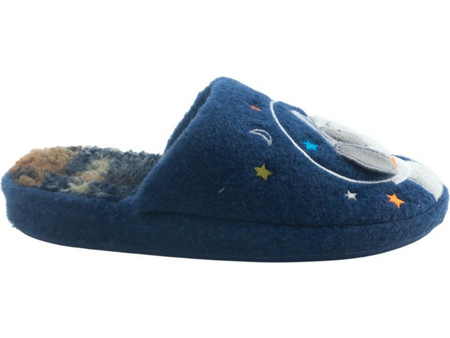 Corifei Space Dog Χειμερινές Παιδικές Παντόφλες για Αγόρι Μπλε 49.DS-32782