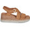 Clarks Kidiki Sun Καλοκαιρινές Γυναικείες Πλατφόρμες Χαμηλές Δερμάτινες Ταμπά 26185956