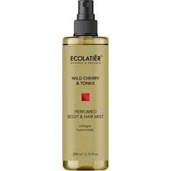 Ecolatier Wild Cherry & Tonka Hair & Body Mist 200ml