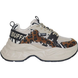 Buffalo Yuno Γυναικεία Sneakers Chunky Λευκά Καφέ BUF1636751