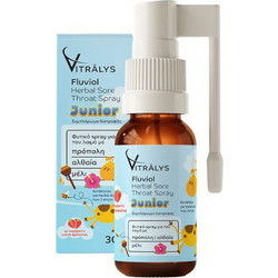 Vitralys Fluviol Φυτικό Σπρέι Λαιμού για Παιδιά Πρόπολη & Μέλι 30ml