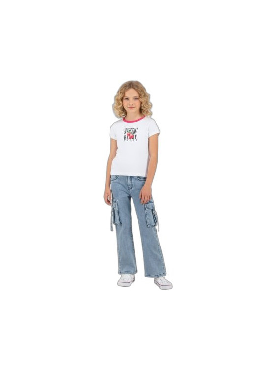 Joyce Παιδικό T-Shirt Κοντομάνικο Διαφανές 2513510