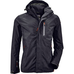 Killtec Ανδρικό Μπουφάν Puffer Αδιάβροχο Μαύρο 34723-200
