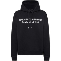 Dsquared2 Ανδρικό Φούτερ με Κουκούλα & Τσέπες Μαύρο S74GU0897S25516-900