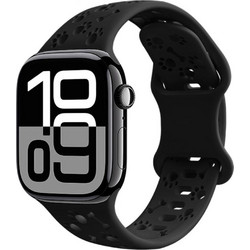 Hoco WA38 Λουράκι Σιλικόνης Black (Apple Watch 44 / 45 / 46 / 49mm)