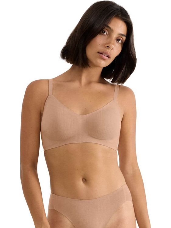 Sloggi Zero Feel Pure Μπουστάκι χωρίς Μπανέλα Μπεζ 10226703-00CM