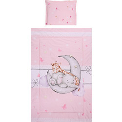 Lorelli Butterflies Σετ Κούνιας Pink 3τμχ