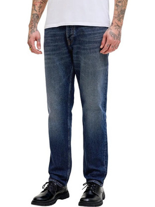Jack & Jones Ανδρικό Τζιν Παντελόνι Ελαστικό Κανονική Εφαρμογή Navy Μπλε 12289810