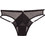Cottonhill Dreamy Γυναικείο Sexy Slip με Δαντέλα Μαύρο CH4554
