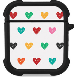 Sonique Heart Series Θήκη Σιλικόνης για Apple AirPods 1 / 2 Λευκή 02